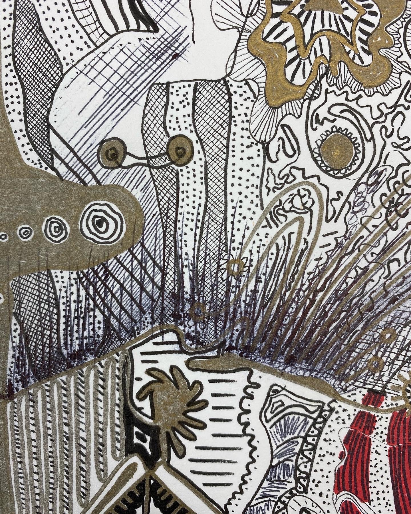"Leave me the Consolation Uv my bad taste" Pen Drawing