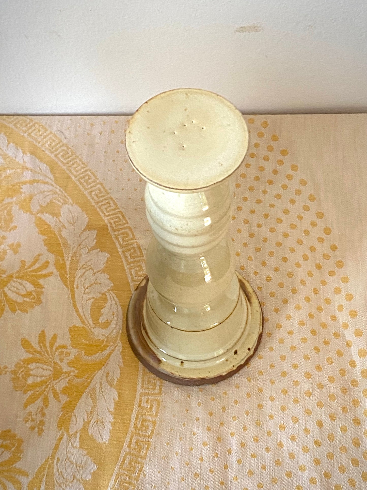 Cream colored candlestick