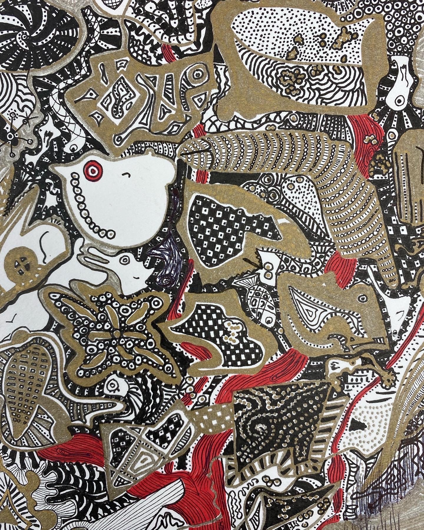 "Leave me the Consolation Uv my bad taste" Pen Drawing