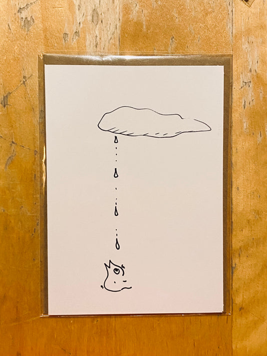 "Starting to rain" card