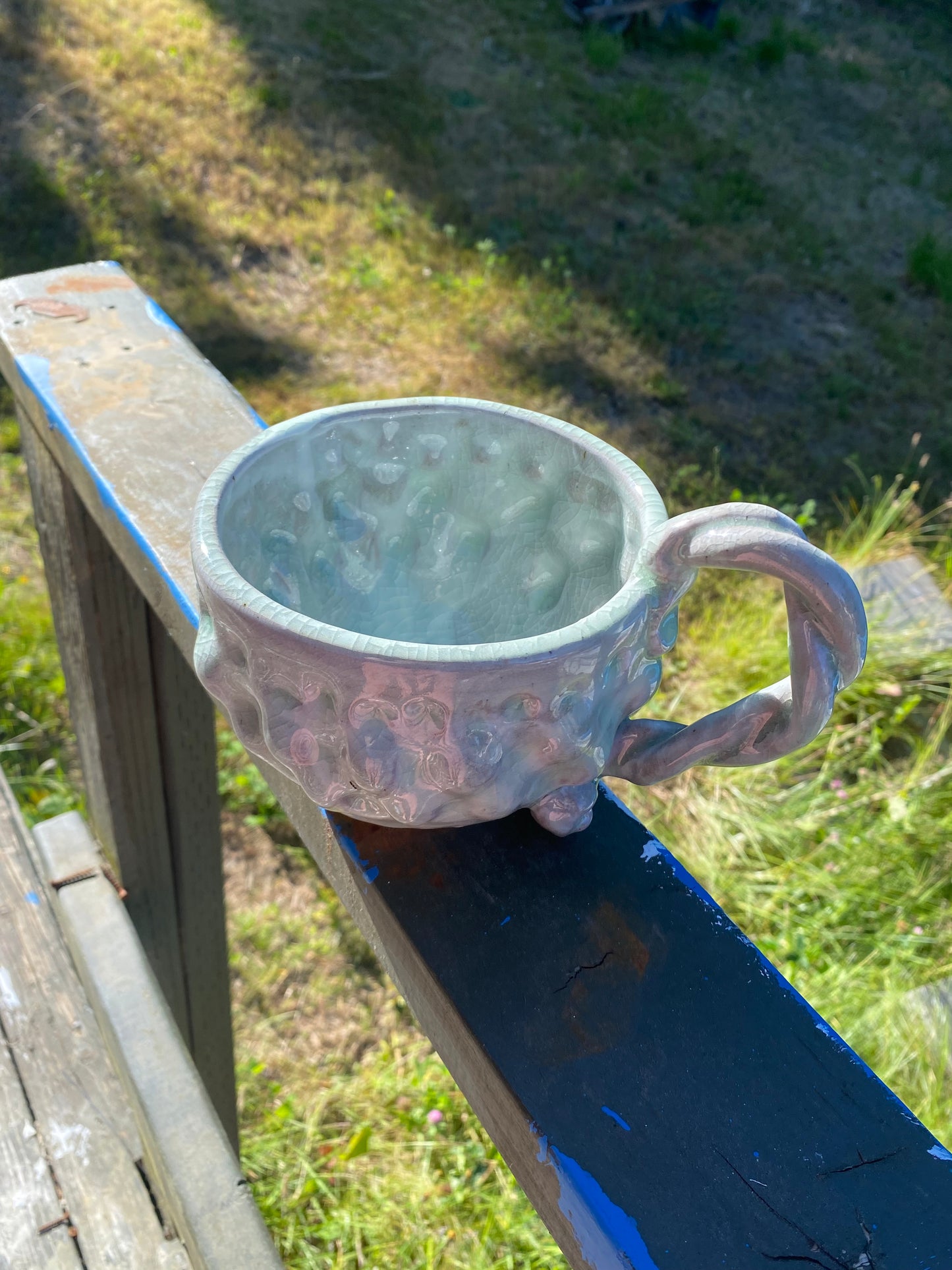 Light green mug