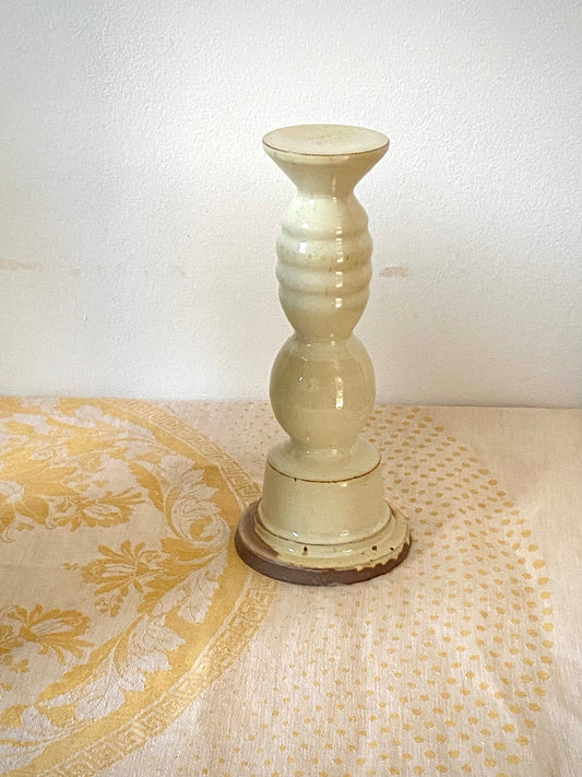 Cream colored candlestick