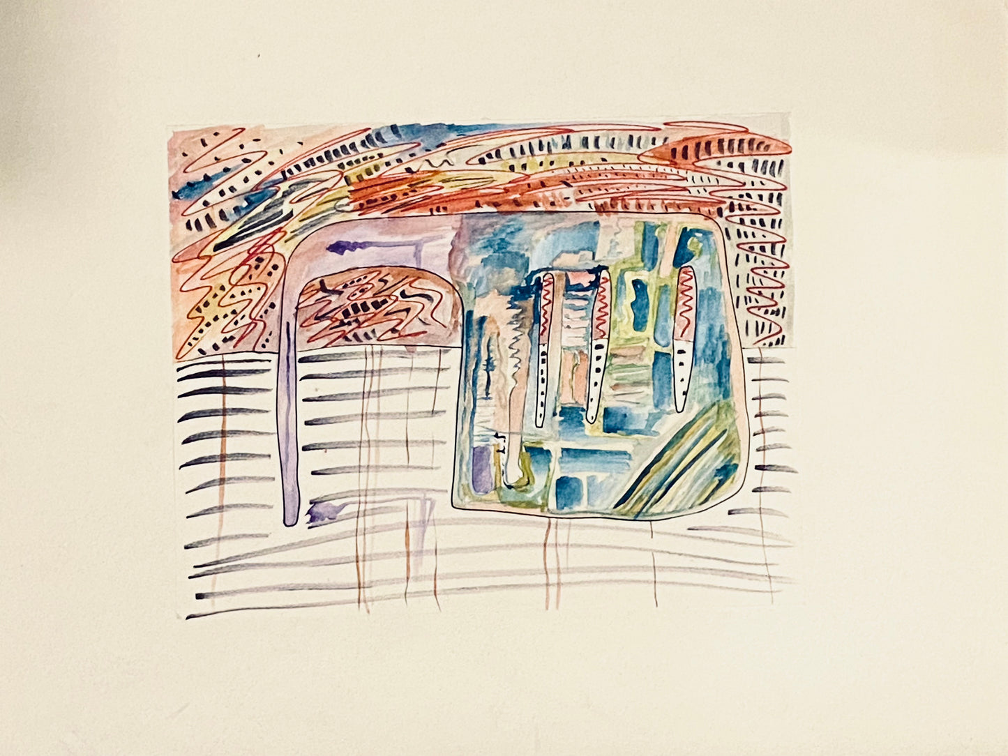 "Building after the rain"