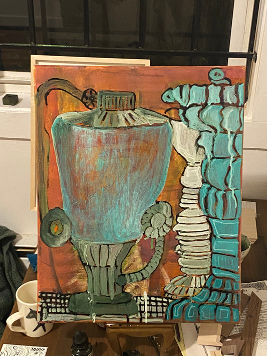 “Bottle green vessels”