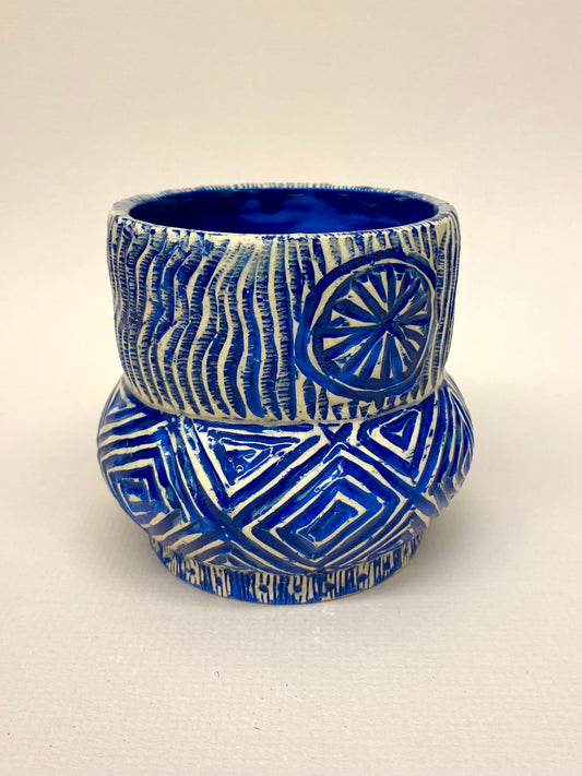 “Blue & white cup #5”