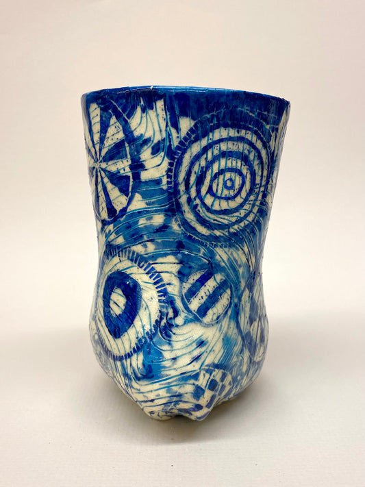 “Blue & white cup #3”
